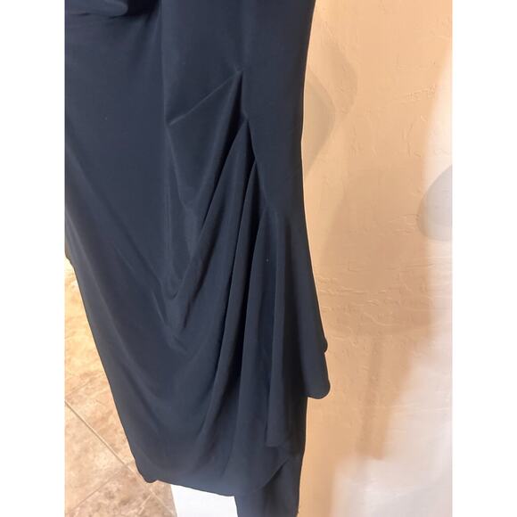 Cache Black lace cap sleeved sheer dress size 6 MSRP $149 💸BOGO🎉 - Picture 6 of 11